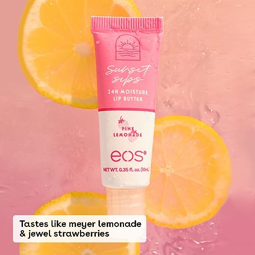 eos 24H Moisture Super Balm - Pink Lemonade & Wild Cherry, 2-Pack