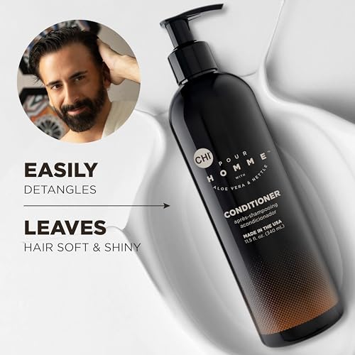 CHI Pour Homme Daily Moisturizing Conditioner for Men, 25 oz