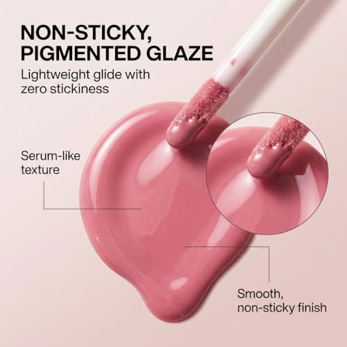 Peptide Infused Lip Gloss with Glassy Finish - Hydrating & Volumizing Lip Tint