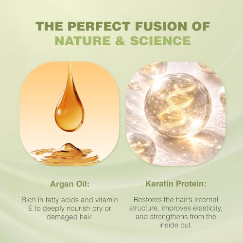 Keratin Ultra Force Unscented Hair Conditioner - Deep Repair & Hydration, 10.1 fl oz