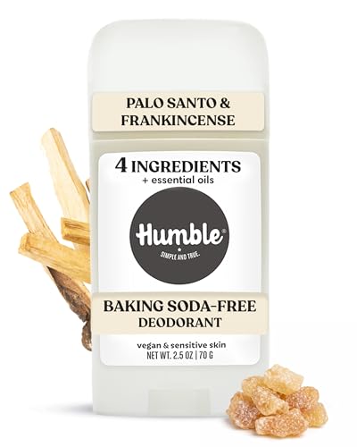 Humble Aluminum-Free Deodorant - Palo Santo & Frankincense, 2.5 oz