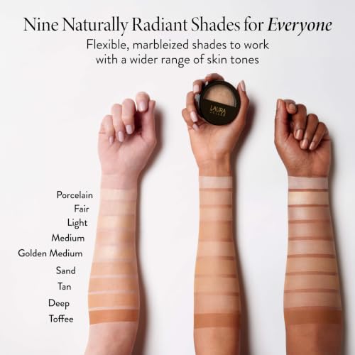 LAURA GELLER NEW YORK Baked Balance-N-Glow Illuminating Foundation - Medium - Buildable Sheer to Light Coverage - Satin Finish