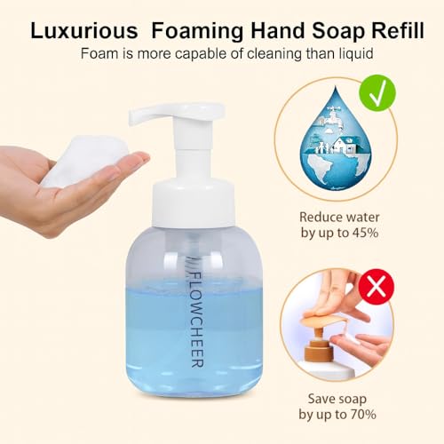 Flowcheer Foaming Hand Soap Starter Kit - 2 Dispensers + 2 Tablets (Variety)