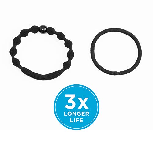 Goody Ouchless Forever Braided Hair Elastics - Durable 3-Pack