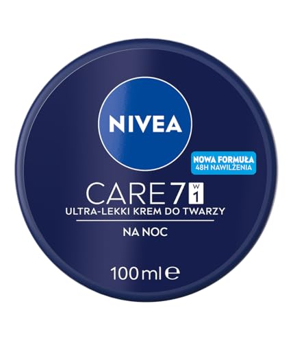 NIVEA Light Night Face Cream 100ml - Hydrating, Non-Greasy, Pro-Vitamin B5