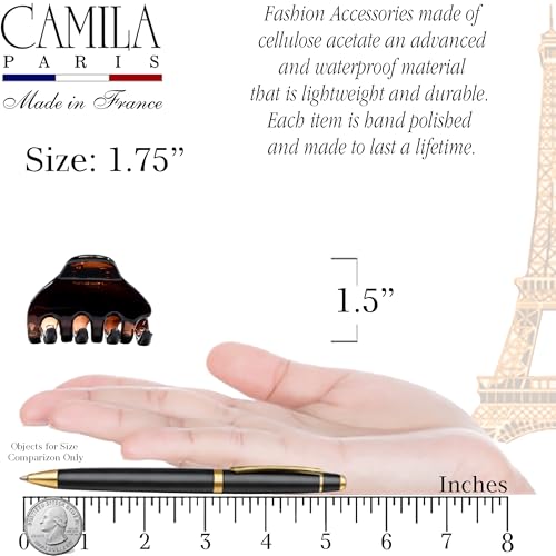 Camila Paris 1.75" Mini Claw Clip - Strong Hold Hair Accessory
