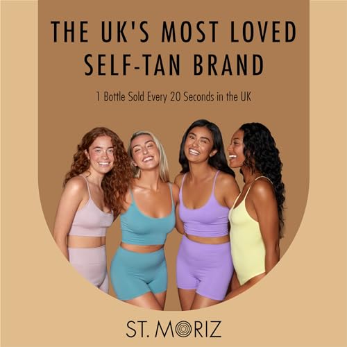 St. Moriz Dark Self-Tan Face Lotion with Aloe Vera & Vitamin E - 50ml