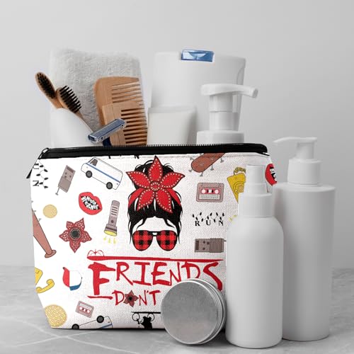 Red Stranger Things Makeup Bag - Travel Pouch for Women, CLHHM