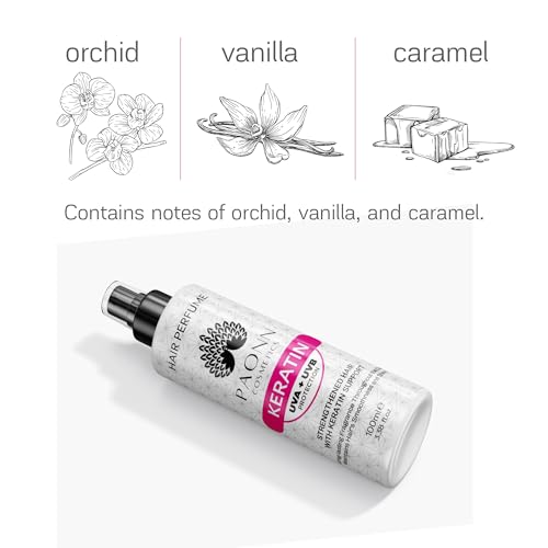 PAONN Keratin Hair Perfume Mist – UVA/UVB Protection & Shine Spray (100ml)