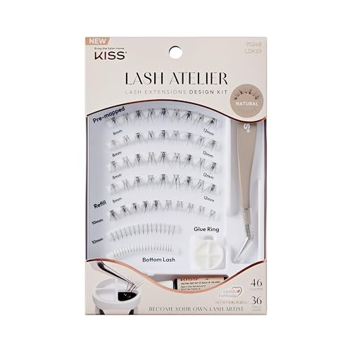 KISS Natural Lash Extension Kit - Pre-Mapped False Eyelashes