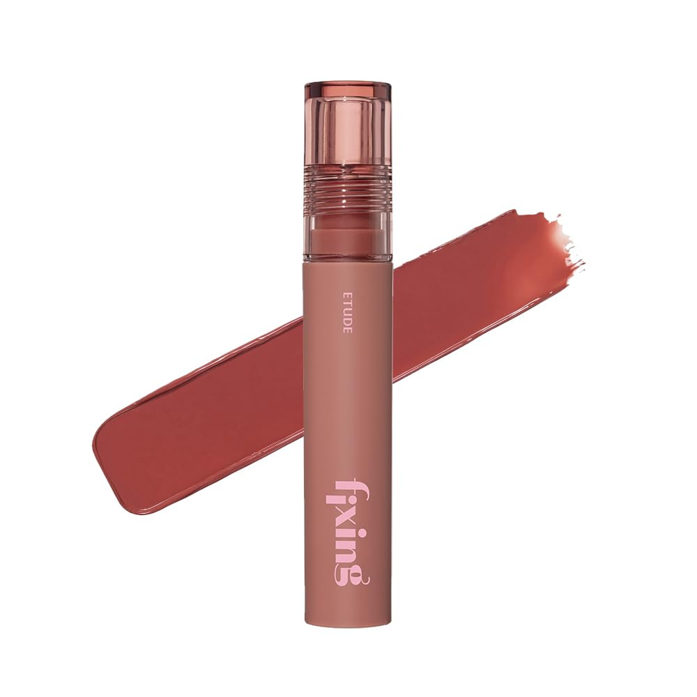 ETUDE Fixing Tint #01 Analog Rose - Long-Lasting, High-Pigment Liquid Lipstick | Waterproof Matte Finish | K-Beauty 4g