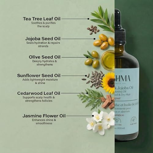Reshma Beauty Strengthening Repair Oil for Hair, Scalp & Beard - 3.38 fl oz