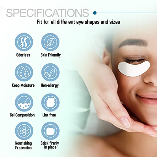 C. ARTIST 100% Natural Eyelash Extension Under Eye Gel Patches Kit Collagen Aloe Vera