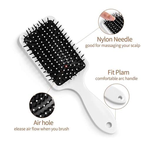 Cool Dinosaur Hair Brush for Kids & Adults - Anti-Static Detangler