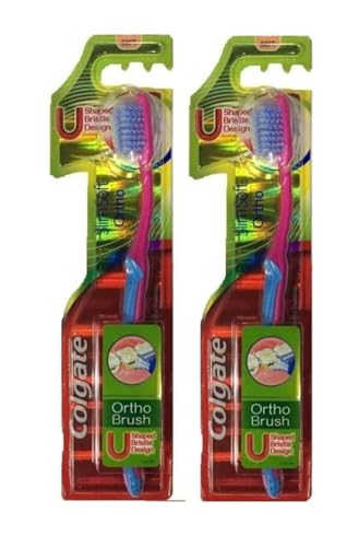 Colgate Ortho Slim Soft Toothbrush for Braces - 2 Pack