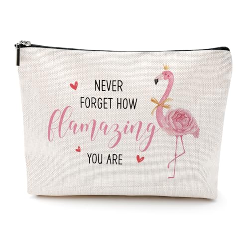 Funny Pink Flamingos Cosmetic Bag Flamingo Gifts Decor Party Supplies