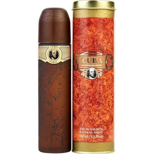 Cuba Gold Eau De Toilette Spray for Men 3.4 oz - Floral & Woody Fragrance