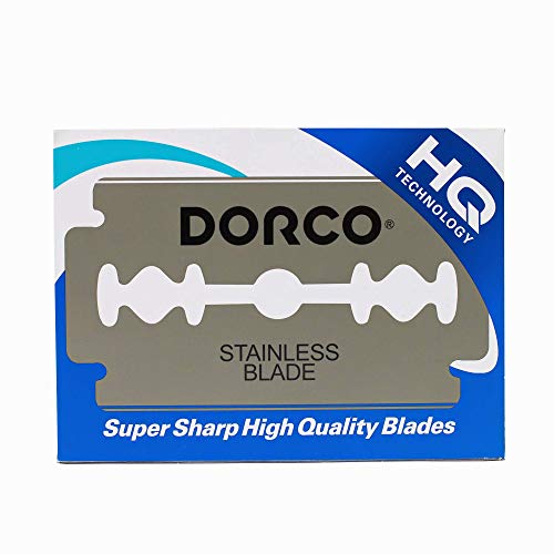 Dorco ST300 Platinum Double Edge Razor Blades - 200 Count Pack of 2