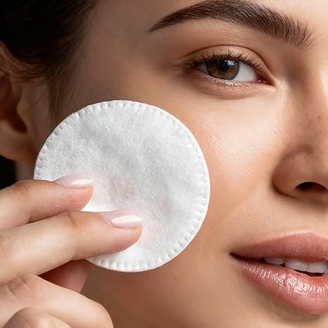 Makeup Remover Pads - Hypoallergenic Cotton Rounds (300 Count) | Lint-Free & 100% Pure Cotton