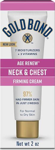 Gold Bond Age Renew Neck & Chest Firming Cream, 2 oz - Hydrating & Smoothing