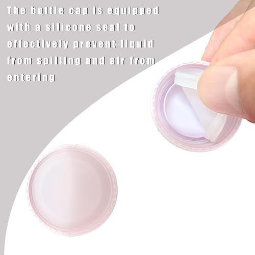 Gerilkai 5× 10ml Travel Containers Set — Leak-Proof Makeup/Jar Bottles (Assorted Colors)