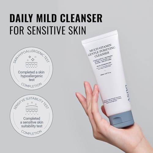 ASNO Vegan Purifying Cleanser 150ml - Hydrating Face Wash for Sensitive Skin