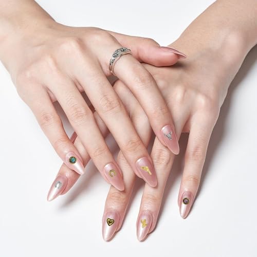 Ohmique 30 PCS 3D Western Nail Charms - Vintage Cowboy Style Nail Art