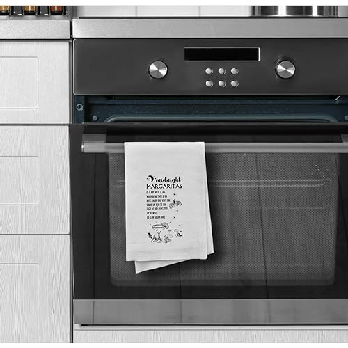 Midnight Margaritas Tea Towel - Halloween Kitchen Gift