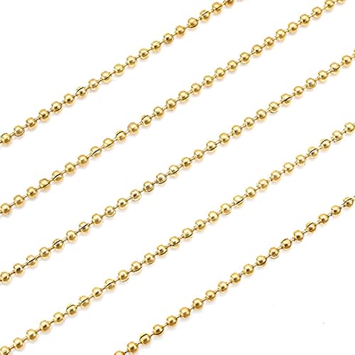 Gold Nail Art Chains - 4pcs 50cm Nail Charms & Decorations