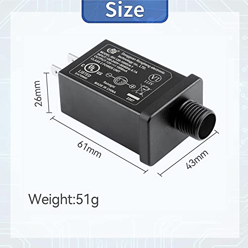 12V 1A Class 2 Power Supply Adapter for Yard Inflatable Decorations