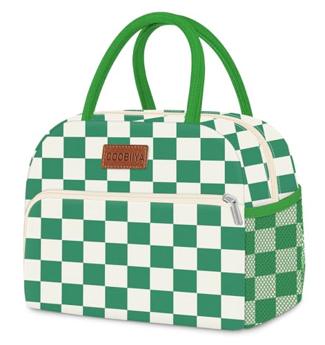 Insulated Lunch Bag for Adults | Large Capacity Tote by Coobiiya