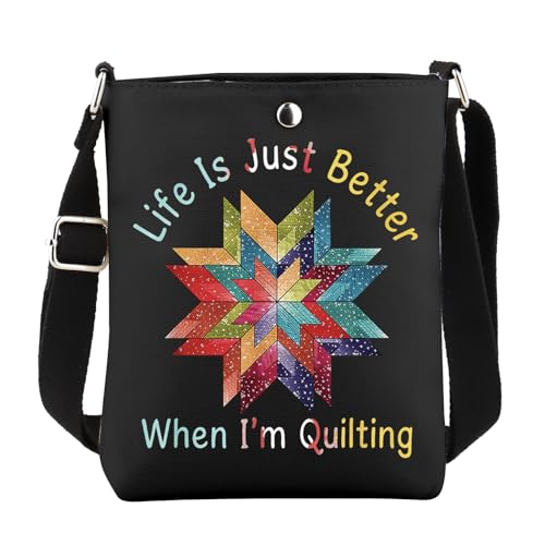 I’m Quilting Crossbody Bag - Gift for Sewing Lovers by WCGXKO