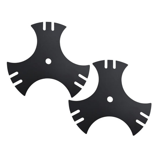 AMTHKNO 2 Pack 9" X5/8" 3-Side Edger Star Blades - for Craftsman Edger Replacement 9" Blades, Compatible with MTD 781-0748 781-0748-0637 40-009 490-105-M017