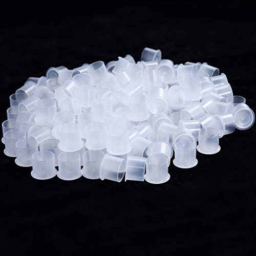 DOWEI 500XL Extra Large Tattoo Ink Cups 20mm Plastic Pigment Caps 500pcs