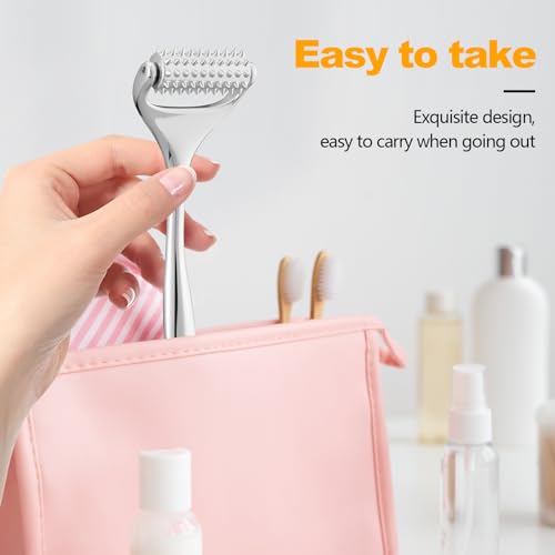 Running Man Zinc Alloy Face & Body Massage Roller for Skin Toning