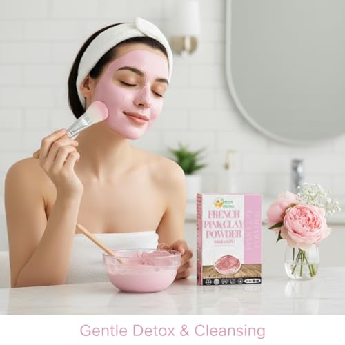 French Pink Clay Powder for DIY Face Masks & Soap Making - 2 oz