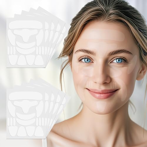 Face Wrinkle Patches 208 Pcs for Forehead, Frown & Smile Lines, Skin Support