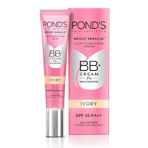 POND'S Bright Miracle BB+ Cream - Ivory Lightweight Foundation 18g
