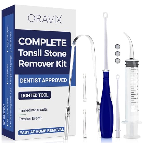 ORAVIX Tonsil Stone Removal Kit - 3-in-1 Oral Care Set for Bad Breath