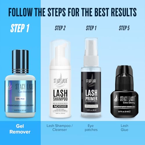 STACY LASH Eyelash Extension Glue Remover - 60 Sec Fast Action (15ml)