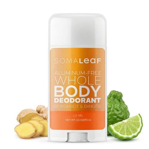 SomaLeaf Aluminum-Free Deodorant Stick for Sensitive Skin - 2.5 oz