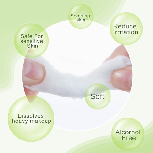 Aloe Vera Makeup Remover Wipes Bulk Pack of 100 Individually Wrapped Travel Wipes