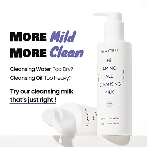 DEWYTREE Hi Amino All Cleansing Milk - Hydrating Facial Cleanser for