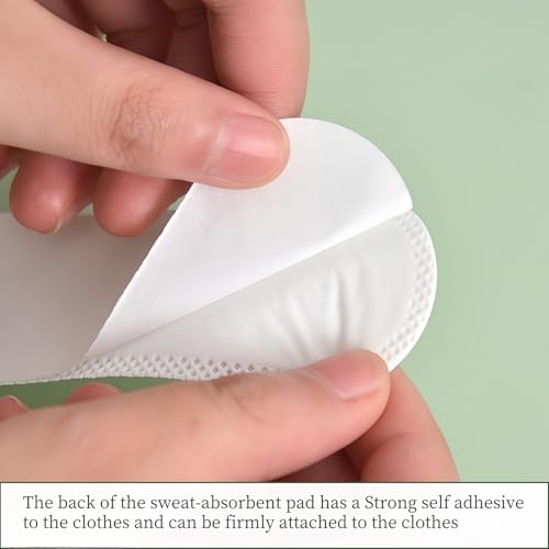 Disposable Collar Protector Sweat Pads 80 Pcs Self-Adhesive Neck Liners for Shirts