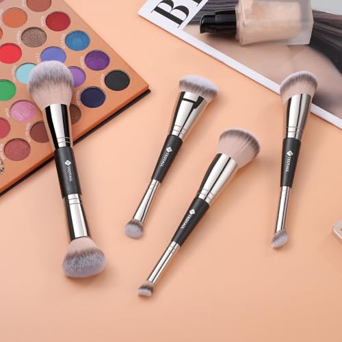 TEOYALL Dual-Ended Foundation & Concealer Brush - Two Sizes