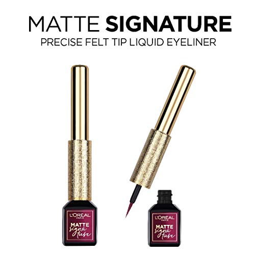 L'Oréal Paris Matte Signature Waterproof Liquid Eyeliner - Burgundy