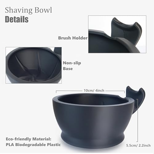 Purebadger Shaving Brush Set for Men - 3pcs Kit with Bowl & Soap