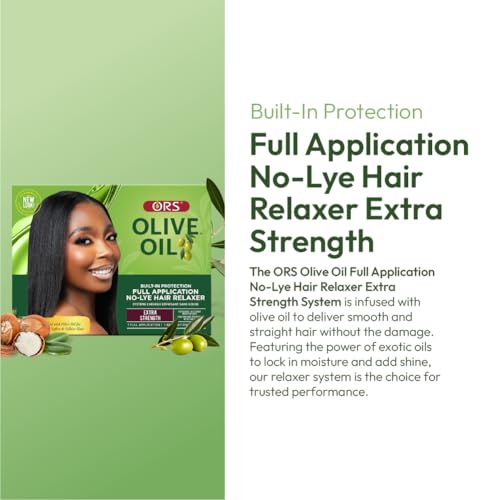 ORS Olive Oil Built-In Protection Full Application No-Lye Hair Relaxer Extra Strength
