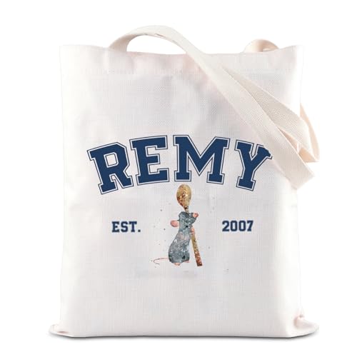 Remy Canvas Makeup Bag - Cute Mouse Chef Cosmetic Zipper Pouch