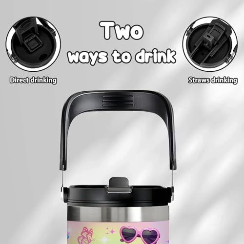 30oz Double Digits Era Tumbler with Handle for 10-Year-Old Girls